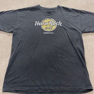 Vintage Hard Rock Cafe Honolulu Faded Black Tee